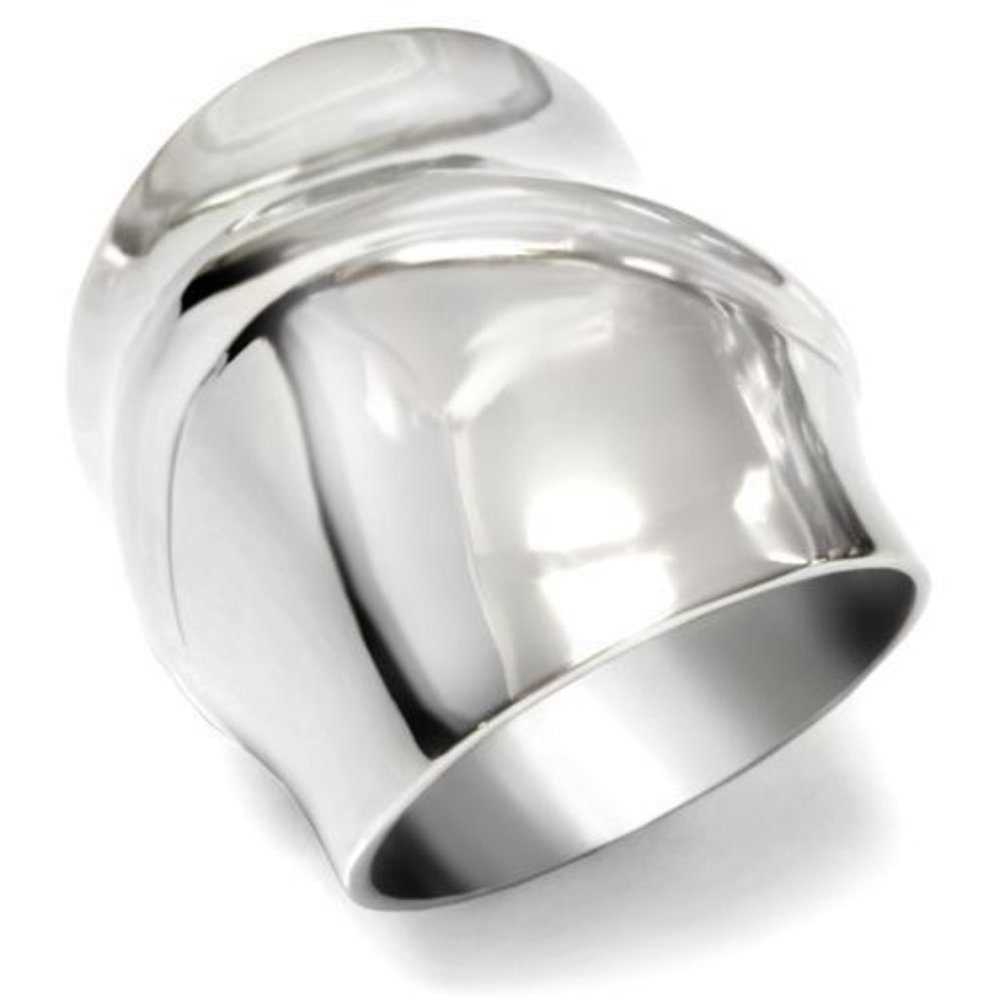 Designer Cigar Band Stainless Steel ring Sz 5-10